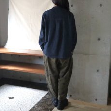 画像6: 【ista-ire】綿麻甘撚りデニム　フリンジシャツ (6)