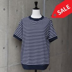 画像3: 20%OFF SALE【NARU FACTORY】サイロプレミアムボーダーコンパクト半袖Ｔシャツ (3)