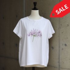 画像1: 20%OFF SALE【NARU FACTORY】Miltata様コラボ花暦(はなごよみ)プリントミナミシャツ (1)