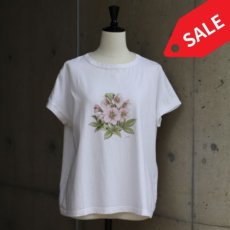 画像2: 20%OFF SALE【NARU FACTORY】Miltata様コラボ花暦(はなごよみ)プリントミナミシャツ (2)