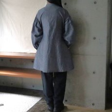 画像10: 【08Mab】コットンリネンオックス多ボタンチュニック (10)