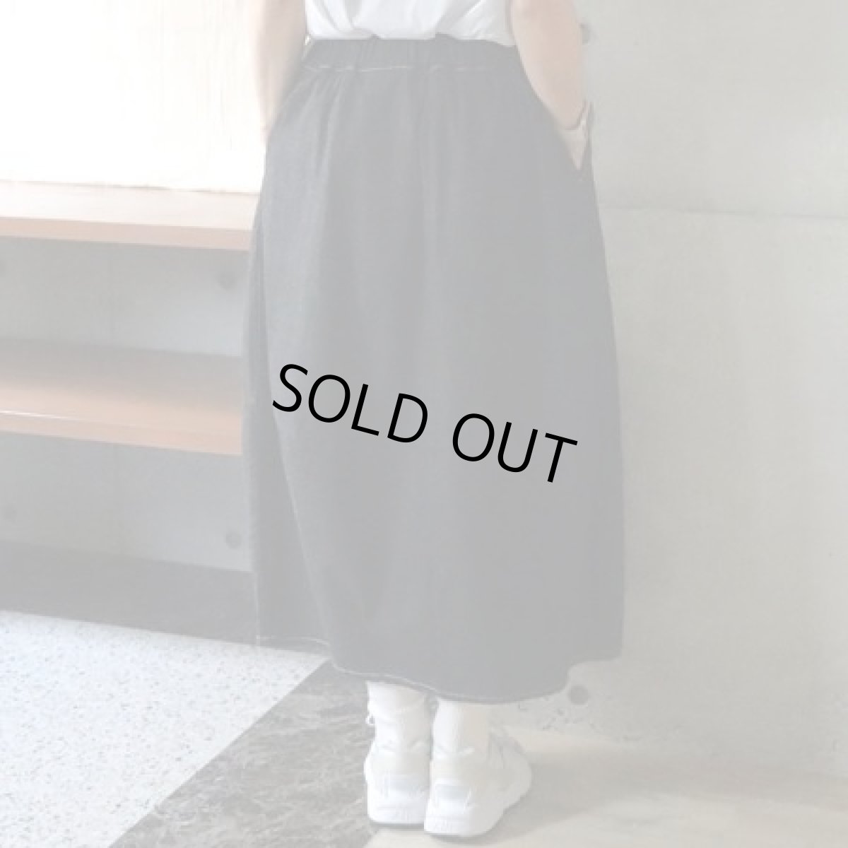 画像6: 【NARU FACTORY】8オンスムラデニムエッグスカート (6)