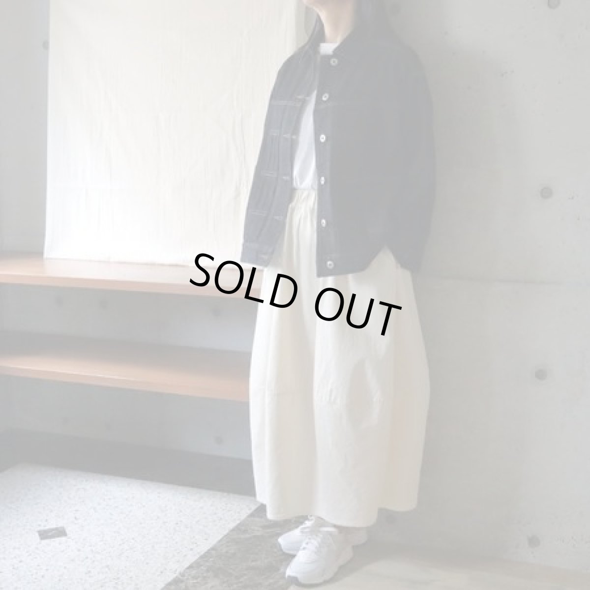 画像7: 【NARU FACTORY】8オンスムラデニムエッグスカート (7)