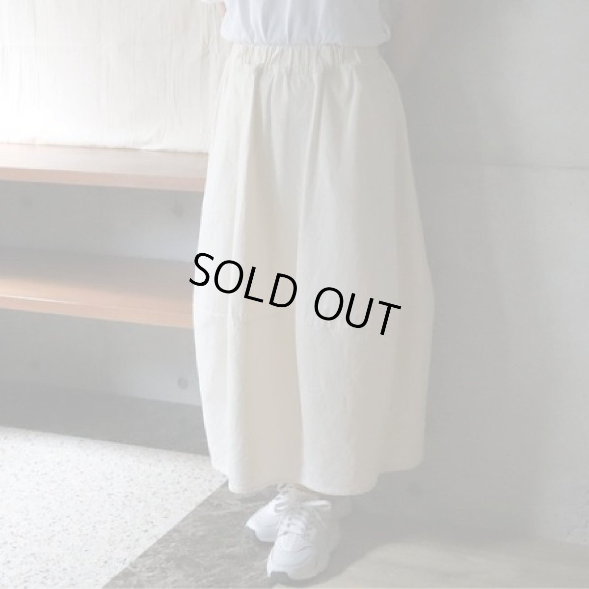 画像1: 【NARU FACTORY】8オンスムラデニムエッグスカート (1)