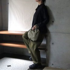画像14: 【08Mab】コットンリネンオックスシャツ襟付きブラウス (14)