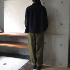 画像13: 【08Mab】コットンリネンオックスシャツ襟付きブラウス (13)