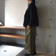 画像12: 【08Mab】コットンリネンオックスシャツ襟付きブラウス (12)