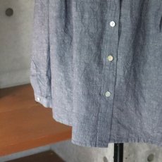 画像9: 【08Mab】コットンリネンオックスシャツ襟付きブラウス (9)