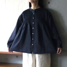 画像11: 【08Mab】ピンタックボリュームブラウス (11)