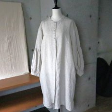画像8: 【08Mab】ボリューム袖隠しボタンチュニック (8)
