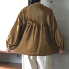 画像3: 【08Mab】ピンタックボリュームブラウス (3)