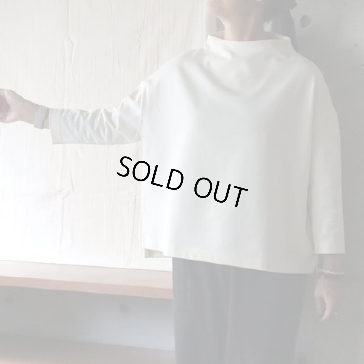 画像2: 20％OFF SALE【NARU FACTORY】デラヴェジャージー ポーセリンシャツ (2)