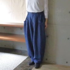 画像4: 【08Mab】ギャザーポケットの タックパンツ (4)