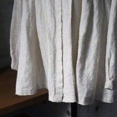 画像6: 【08Mab】ワイドピンタック前あきブラウス (6)