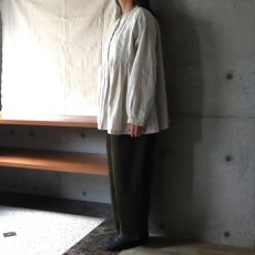 画像10: 【08Mab】ワイドピンタック前あきブラウス (10)