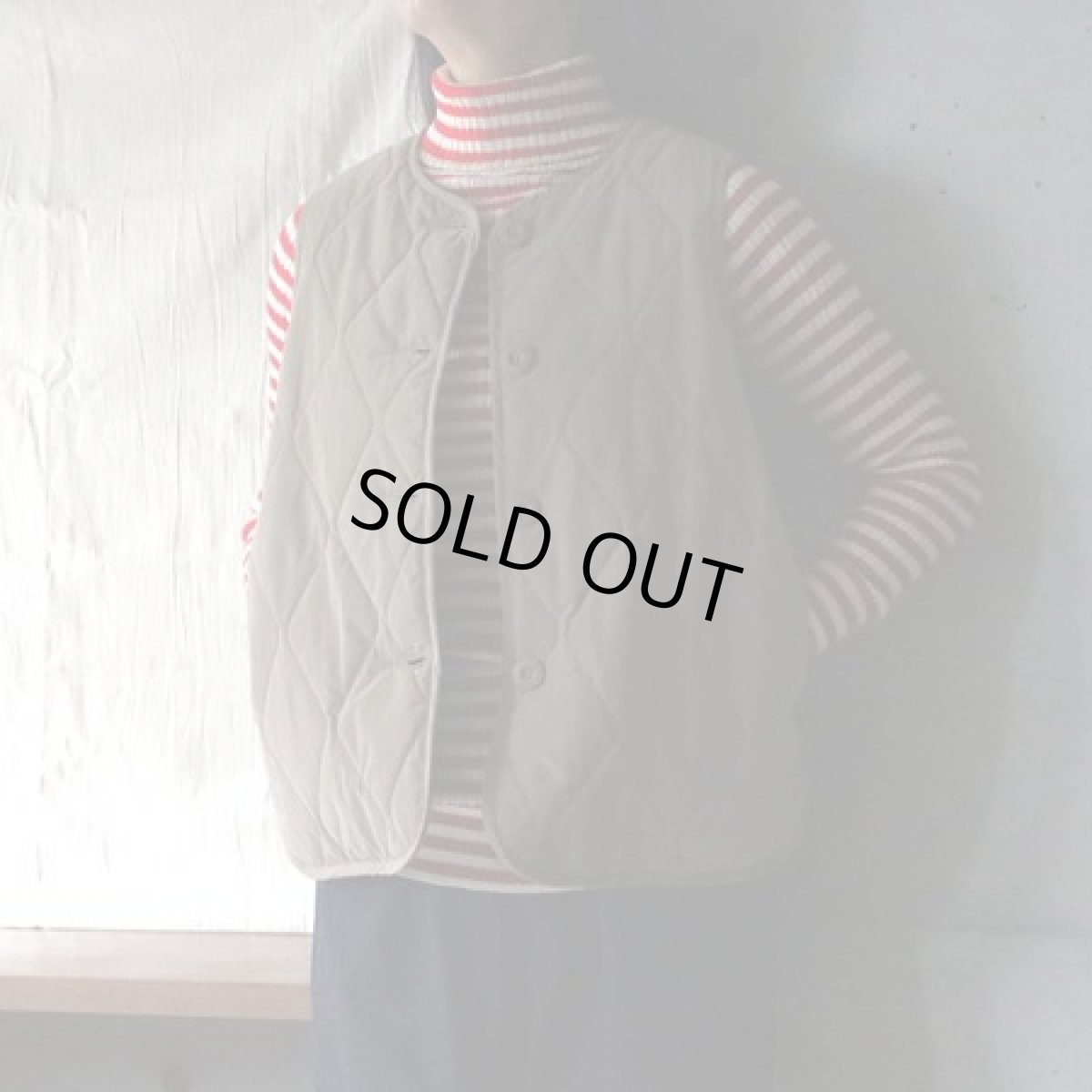 画像20: 20％OFF SALE【NARU FACTORY】綿コーマ ランダムリブBDタートルネック (20)