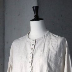 画像5: 【08Mab】ワイドピンタック前あきブラウス (5)