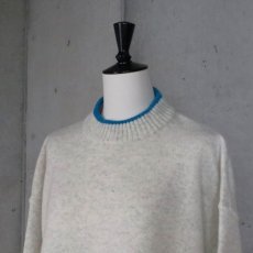 画像13: 【NARU FACTORY】タスマニアラム 配色ニット (13)