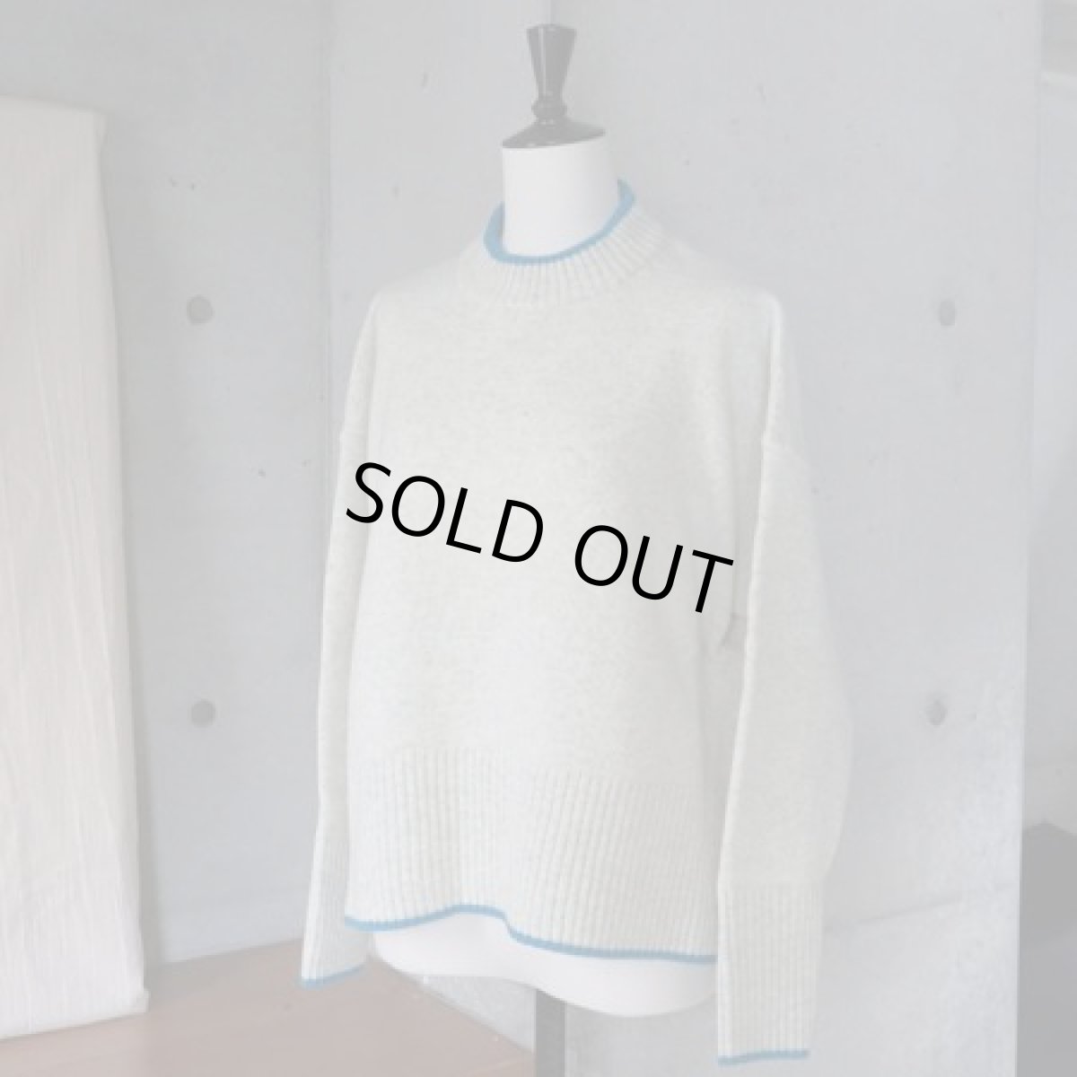 画像12: 【NARU FACTORY】タスマニアラム 配色ニット (12)