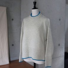 画像12: 【NARU FACTORY】タスマニアラム 配色ニット (12)