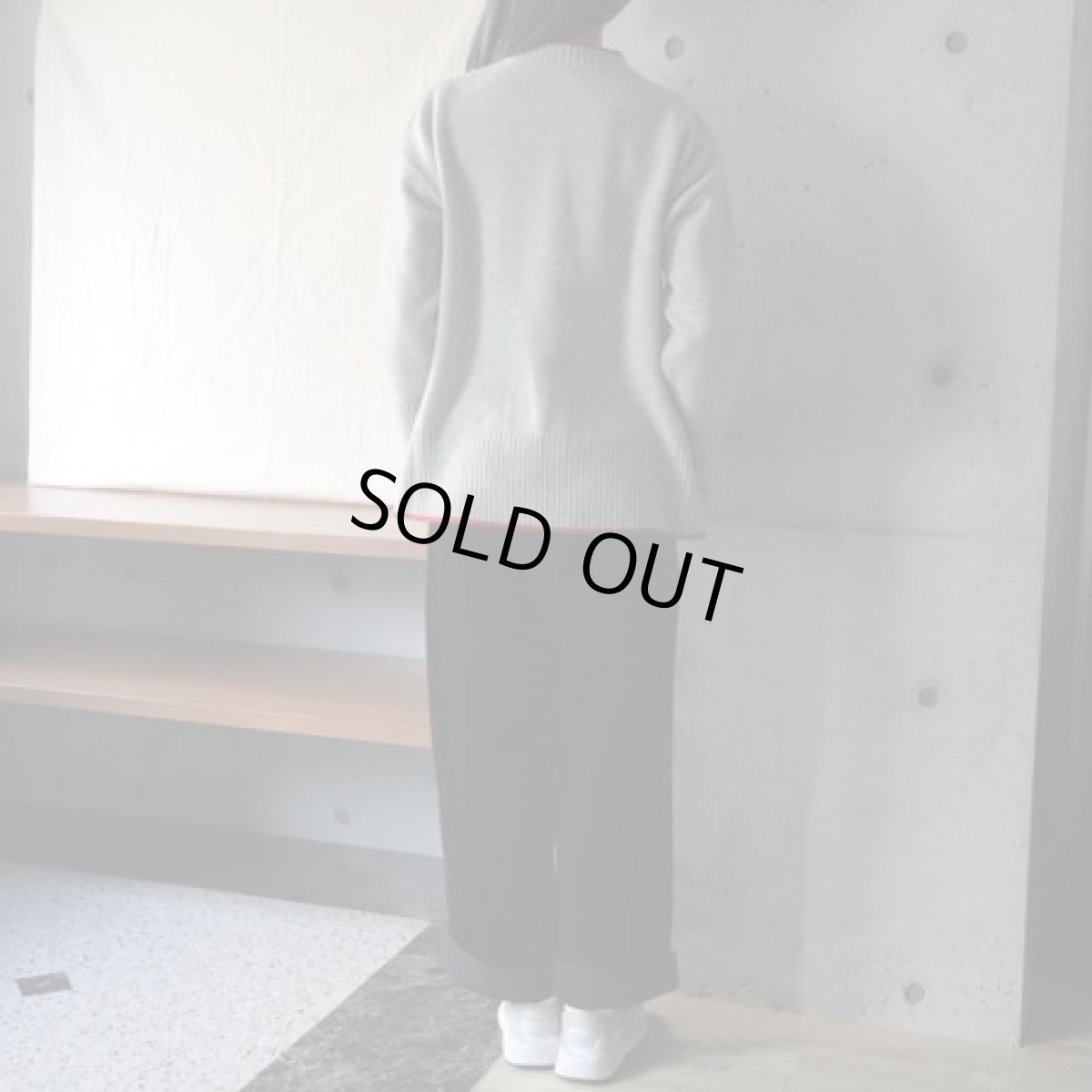 画像6: 【NARU FACTORY】タスマニアラム 配色ニット (6)