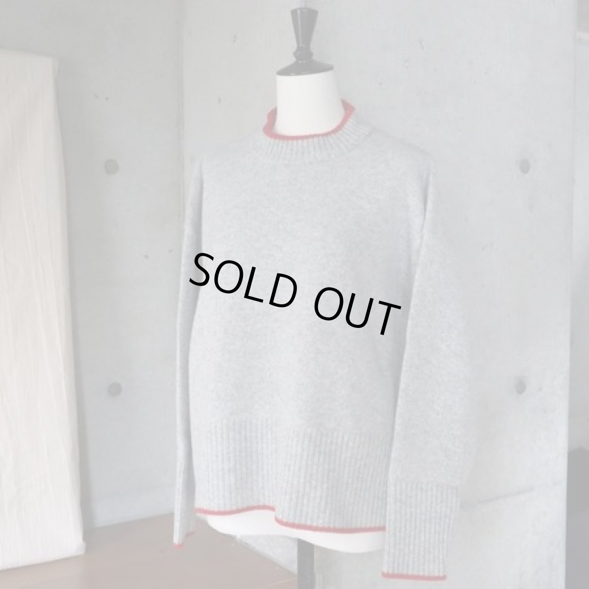 画像8: 【NARU FACTORY】タスマニアラム 配色ニット (8)