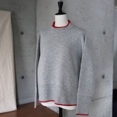 画像8: 【NARU FACTORY】タスマニアラム 配色ニット (8)