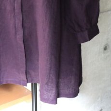 画像11: 【08Mab】リネン多ボタン比翼チュニック (11)