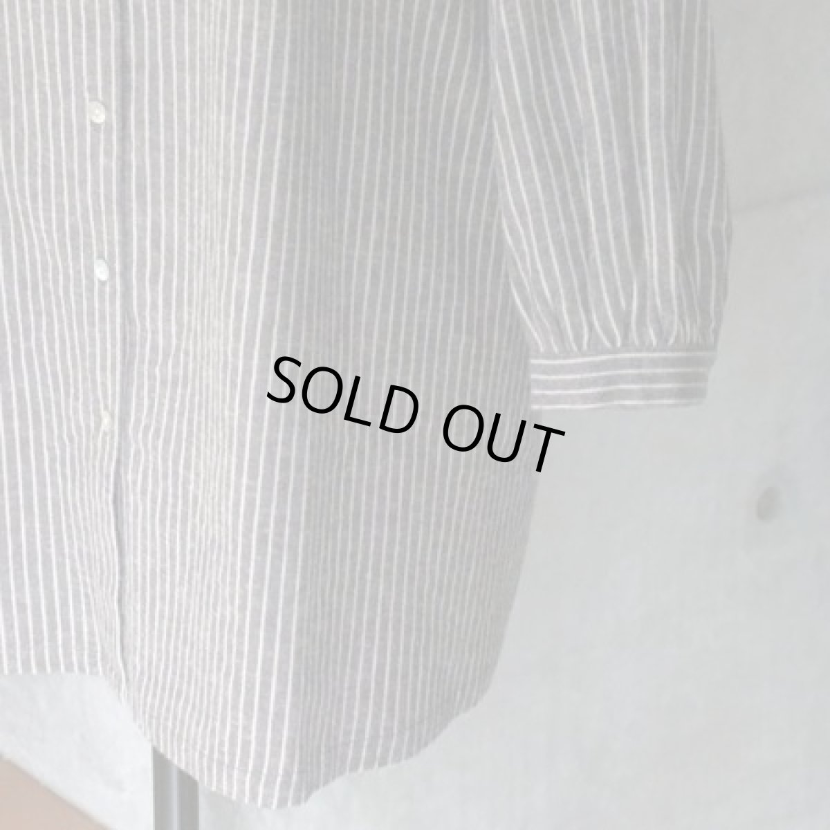 画像13: 20％OFF SALE【Sorte cuff】リネンコットンストライプチュニック (13)