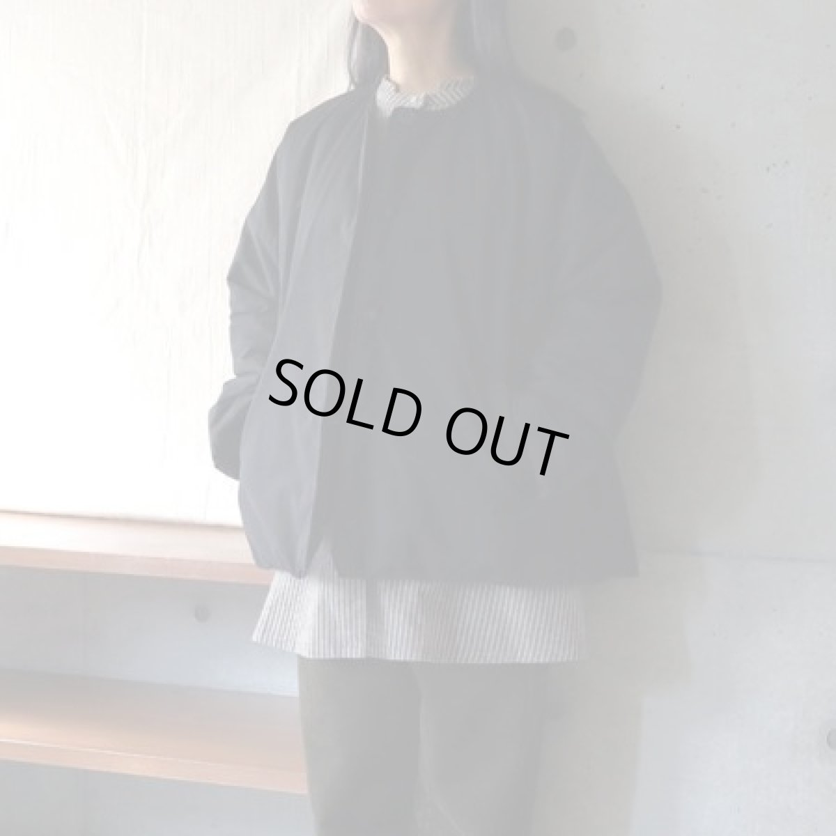 画像8: 20％OFF SALE【Sorte cuff】リネンコットンストライプチュニック (8)