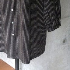 画像16: 【Sorte cuff】リネンコットンストライプチュニック (16)