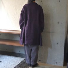 画像7: 【08Mab】リネン多ボタン比翼チュニック (7)