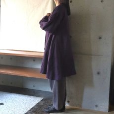 画像5: 【08Mab】リネン多ボタン比翼チュニック (5)