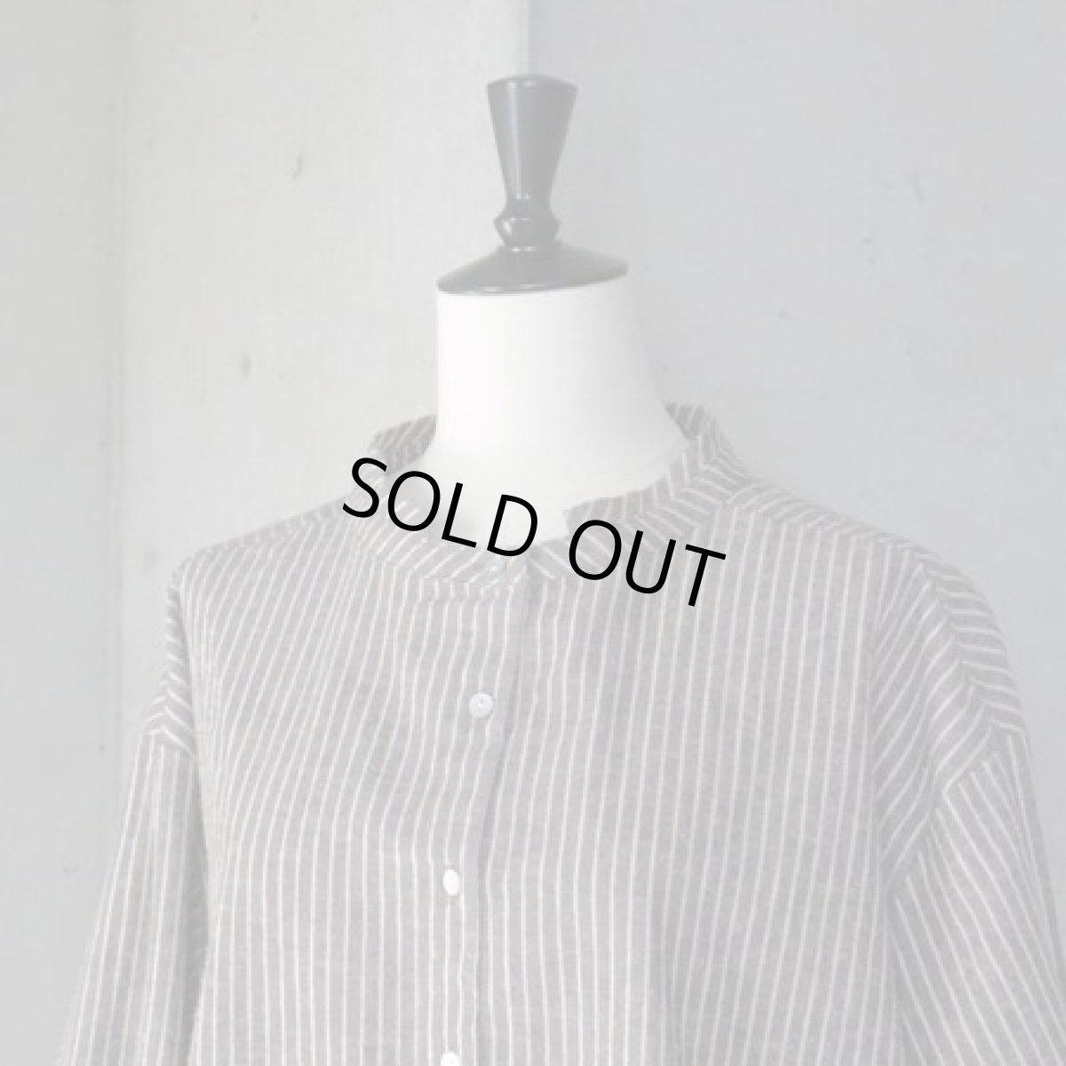 画像11: 20％OFF SALE【Sorte cuff】リネンコットンストライプチュニック (11)