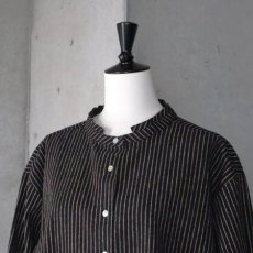 画像15: 【Sorte cuff】リネンコットンストライプチュニック (15)