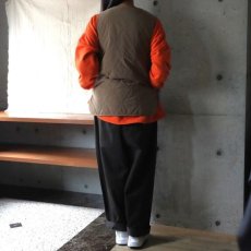 画像4: 【ista-ire】ピーチ起毛中綿キルティングベスト (4)