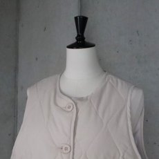 画像9: 【ista-ire】ピーチ起毛中綿キルティングベスト (9)