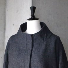 画像6: 【08Mab】ウールツイードハイネックショートジャケット (6)
