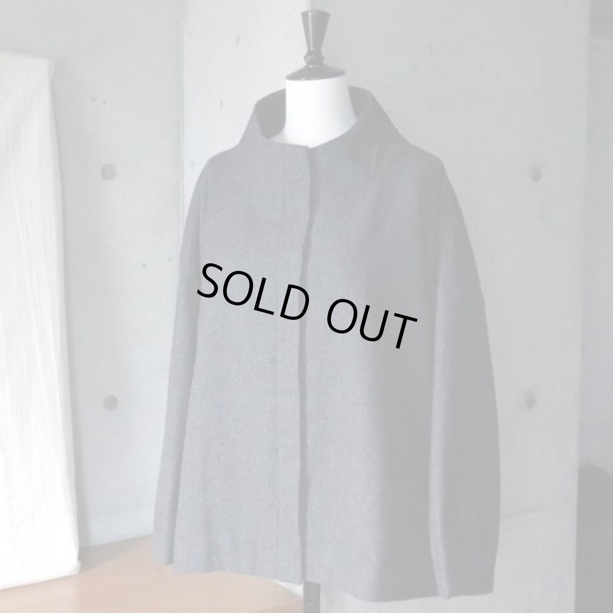 画像8: 【08Mab】ウールツイードハイネックショートジャケット (8)