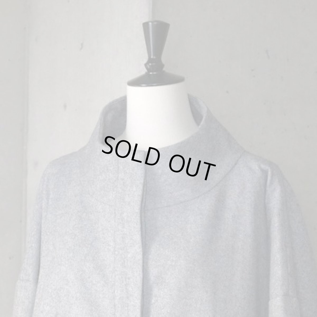 画像4: 【08Mab】ウールツイードハイネックショートジャケット (4)