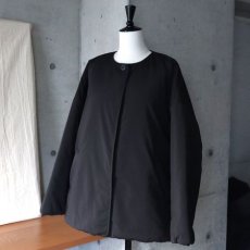 画像5: 【ista-ire】ピーチ起毛中綿ノーカラーレギュラーコート (5)