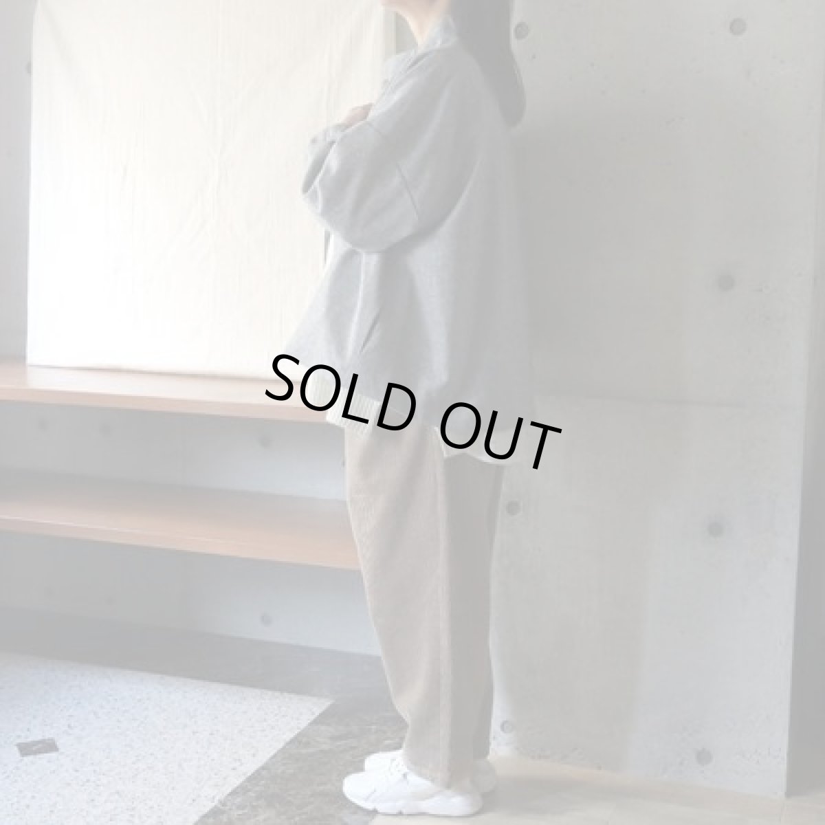 画像2: 【08Mab】ウールツイードハイネックショートジャケット (2)