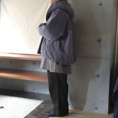 画像3: 【ista-ire】ピーチ起毛中綿フードショートコート (3)