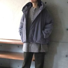 画像5: 【ista-ire】ピーチ起毛中綿フードショートコート (5)