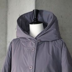 画像8: 【ista-ire】ピーチ起毛中綿フードショートコート (8)