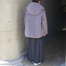 画像10: 【ista-ire】ピーチ起毛中綿フードショートコート (10)