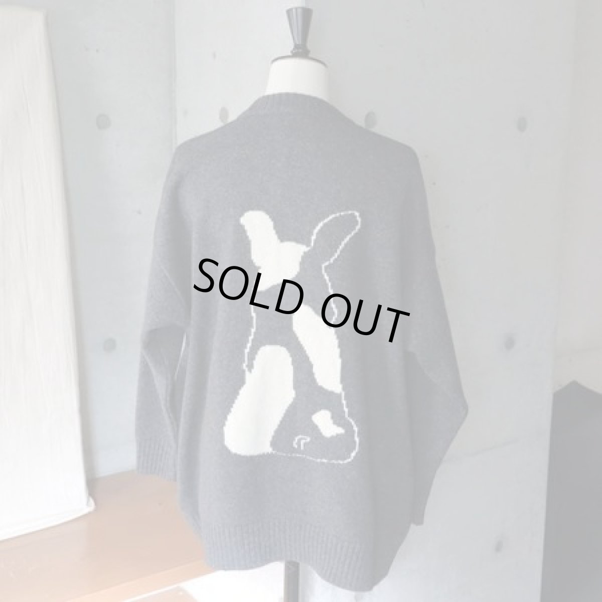 画像12: 【NARU FACTORY】エアーヤーンコットン フレンチブルゆったりニット (12)