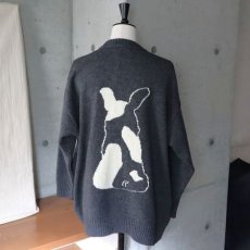 画像12: 【NARU FACTORY】エアーヤーンコットン フレンチブルゆったりニット (12)