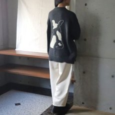 画像6: 【NARU FACTORY】エアーヤーンコットン フレンチブルゆったりニット (6)