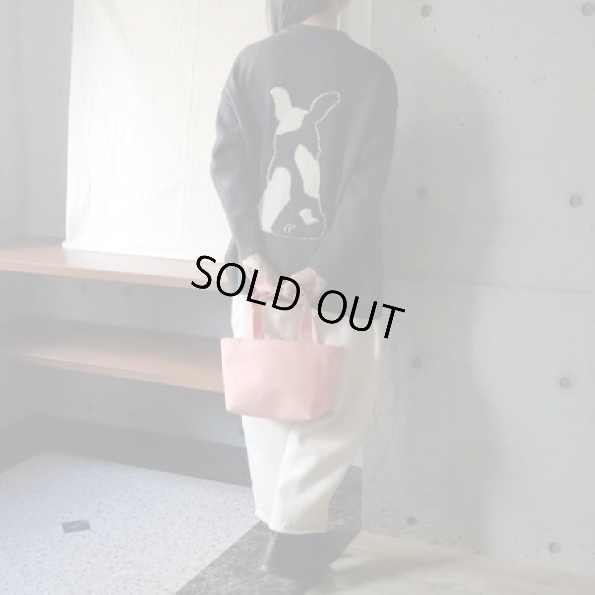 画像8: 【NARU FACTORY】エアーヤーンコットン フレンチブルゆったりニット (8)